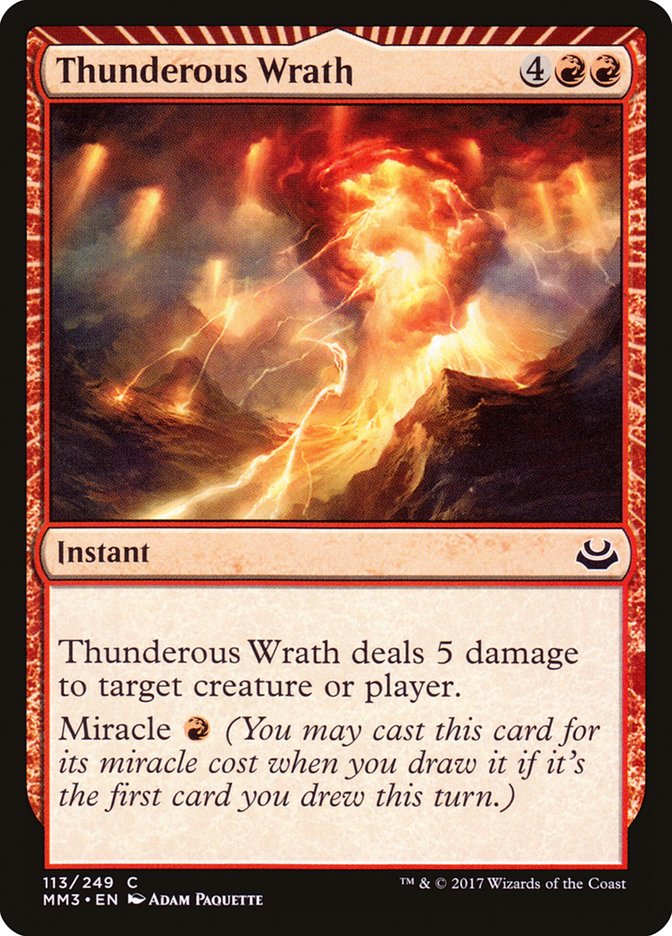 Thunderous Wrath [Modern Masters 2017] | Total Play