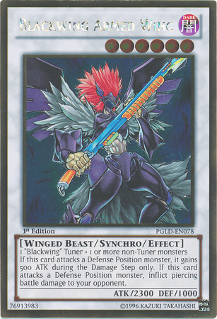 Blackwing Armed Wing [PGLD-EN078] Gold Rare | Total Play