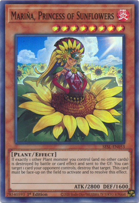 Marina, Princess of Sunflowers [SESL-EN053] Super Rare | Total Play