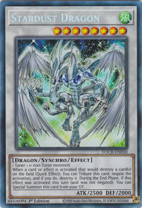 Stardust Dragon [TOCH-EN050] Collector's Rare | Total Play