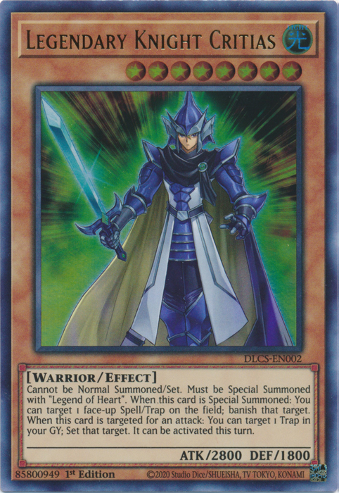 Legendary Knight Critias [DLCS-EN002] Ultra Rare | Total Play