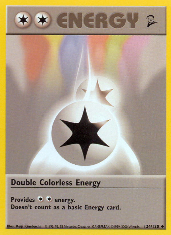 Double Colorless Energy (124/130) [Base Set 2] | Total Play