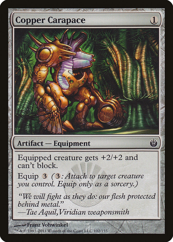 Copper Carapace [Mirrodin Besieged] | Total Play