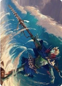 Tazeem Roilmage Art Card [Zendikar Rising Art Series] | Total Play