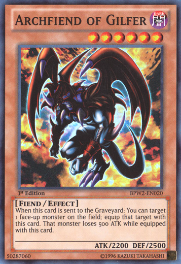 Archfiend of Gilfer [BPW2-EN020] Super Rare | Total Play