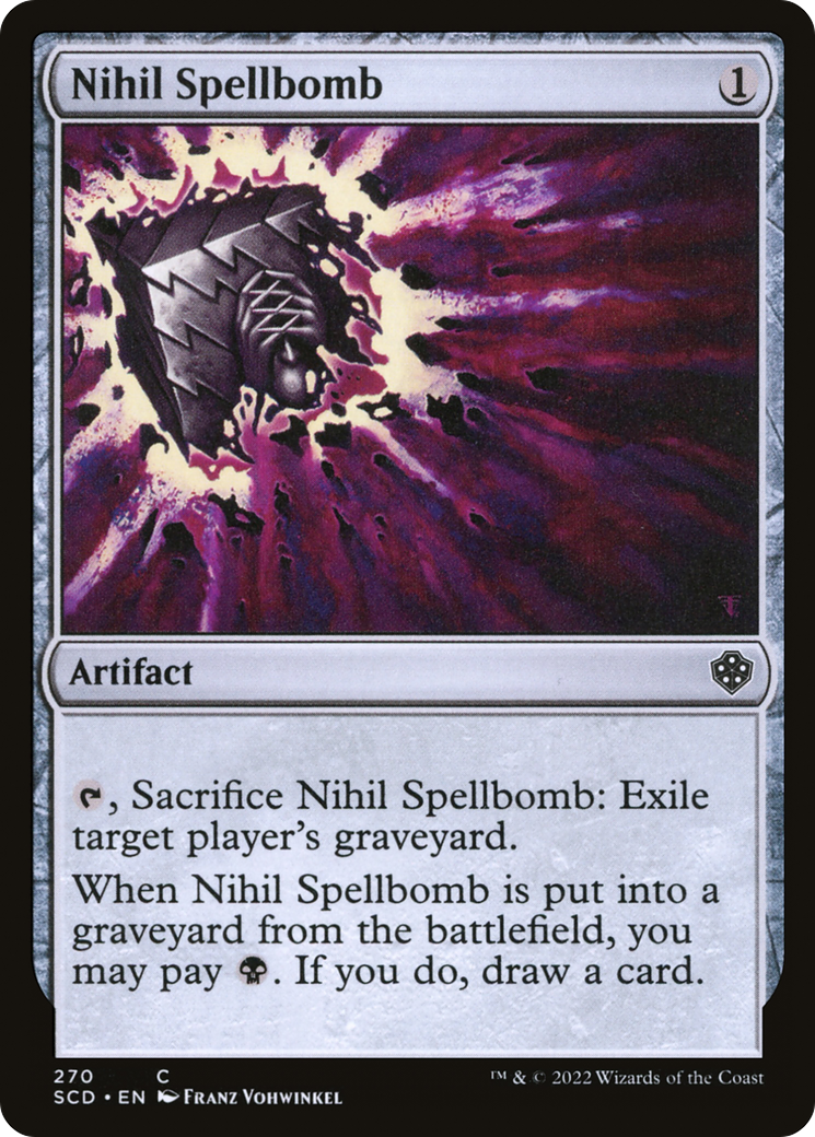 Nihil Spellbomb [Starter Commander Decks] | Total Play