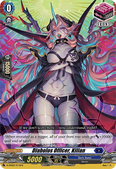 Diabolos Officer, Kilian (D-SD02/013EN) [Danji Momoyama: Tyrant Tiger] | Total Play
