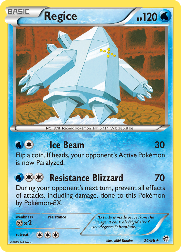 Regice (24/98) [XY: Ancient Origins] | Total Play