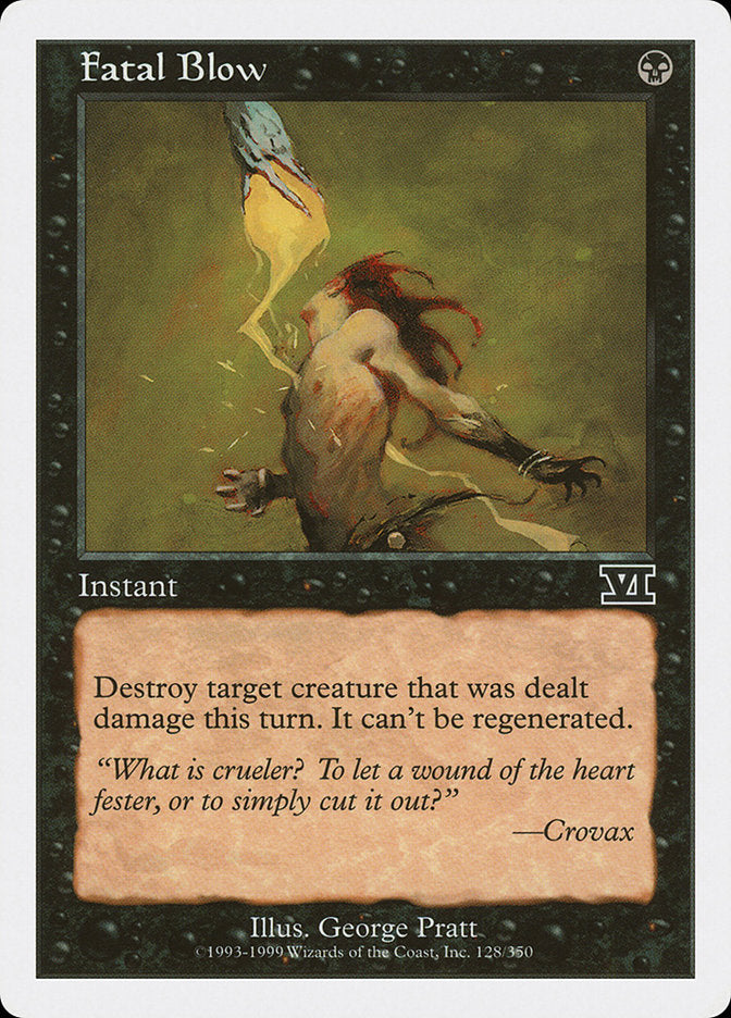 Fatal Blow [Classic Sixth Edition] | Total Play