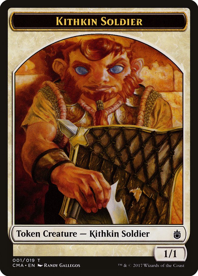 Kithkin Soldier Token [Commander Anthology Tokens] | Total Play