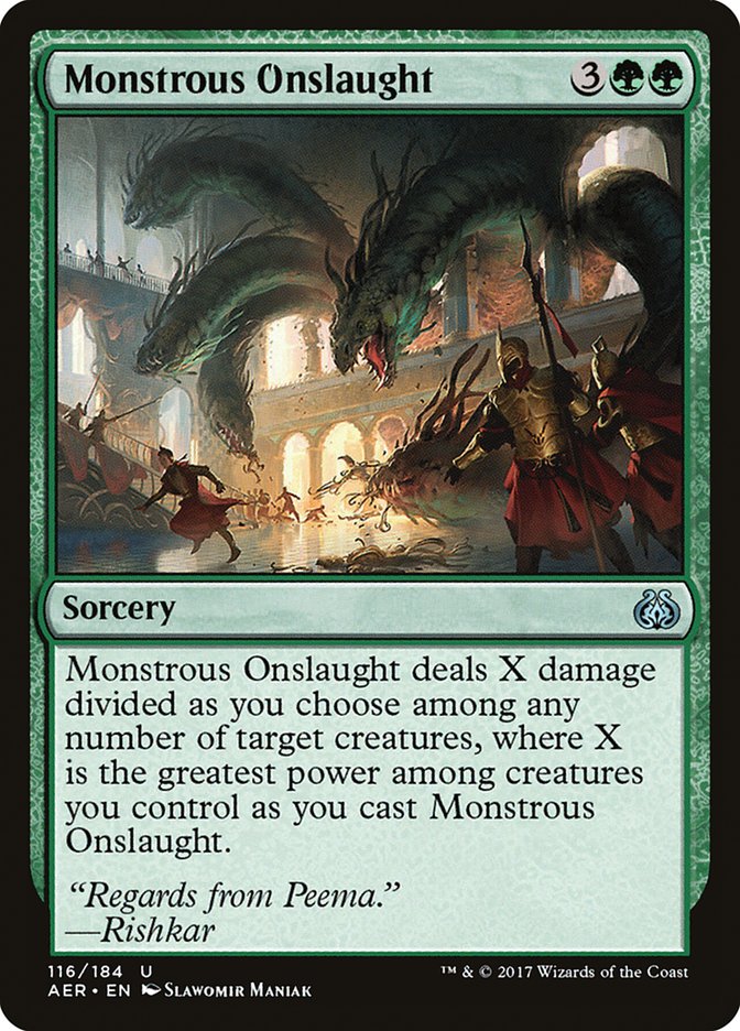 Monstrous Onslaught [Aether Revolt] | Total Play