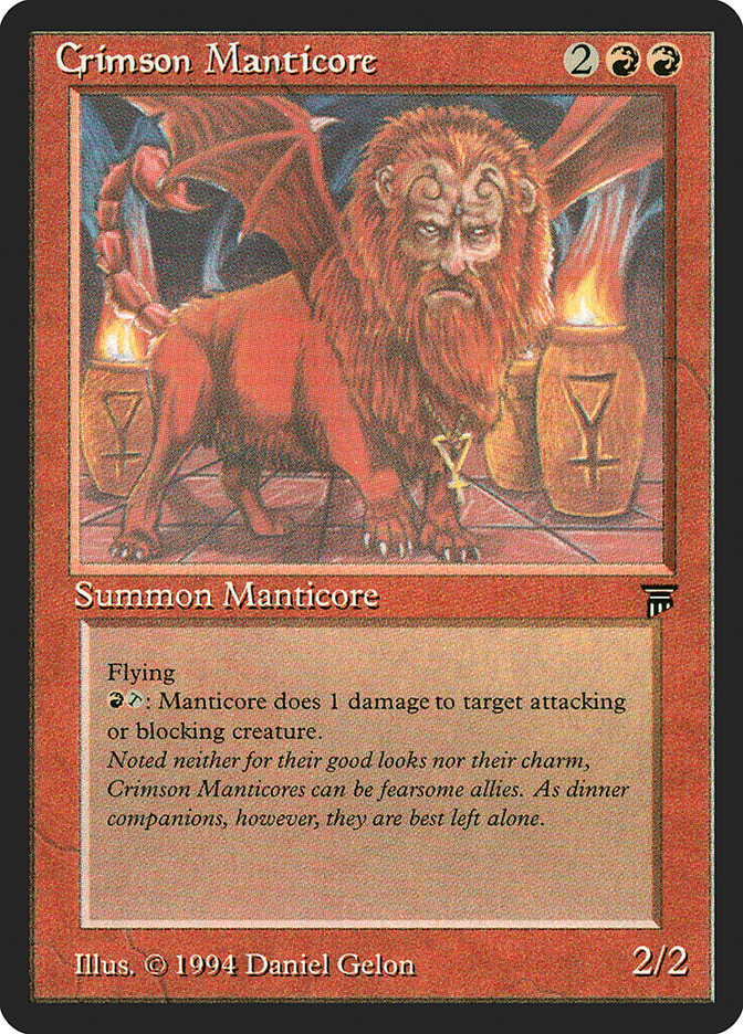 Crimson Manticore [Legends] | Total Play