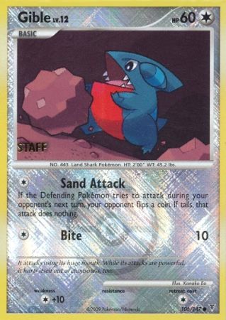 Gible (106/147) (Championship Promo Staff) [Platinum: Supreme Victors] | Total Play