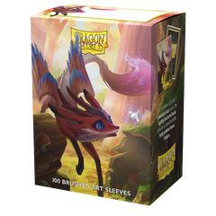 Dragon Shield: Standard 100ct Brushed Art Sleeves - The Fawnix | Total Play