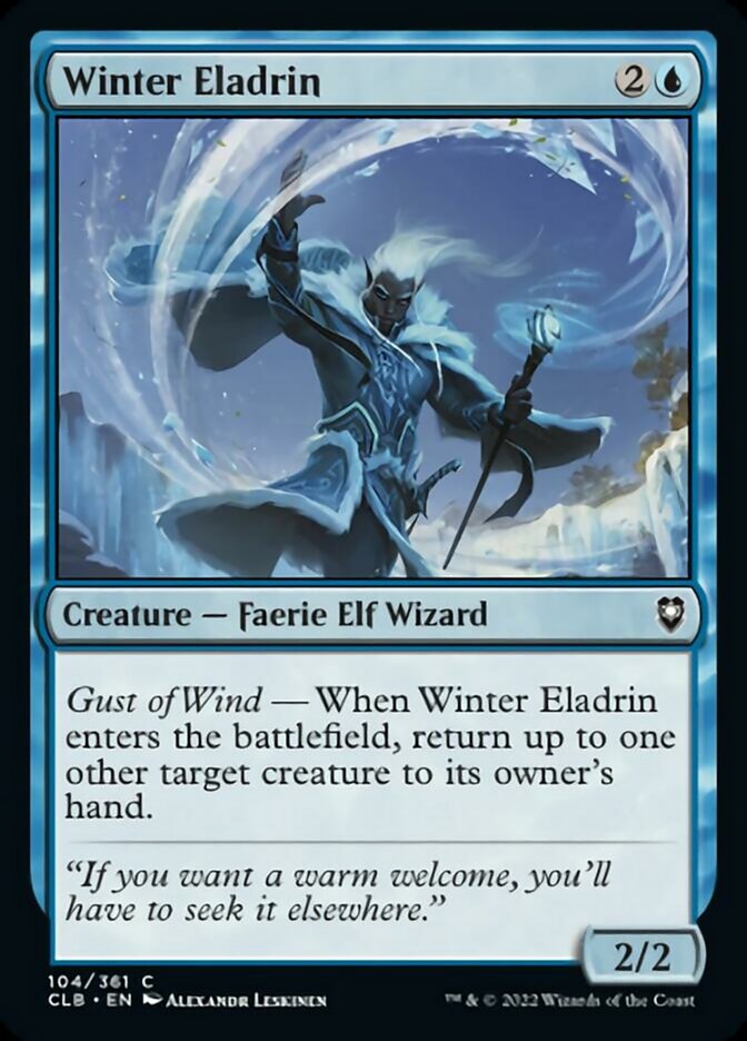 Winter Eladrin [Commander Legends: Battle for Baldur's Gate] | Total Play