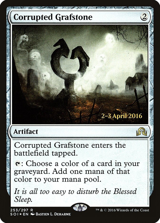 Corrupted Grafstone [Shadows over Innistrad Prerelease Promos] | Total Play