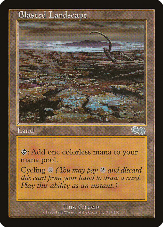 Blasted Landscape [Urza's Saga] | Total Play