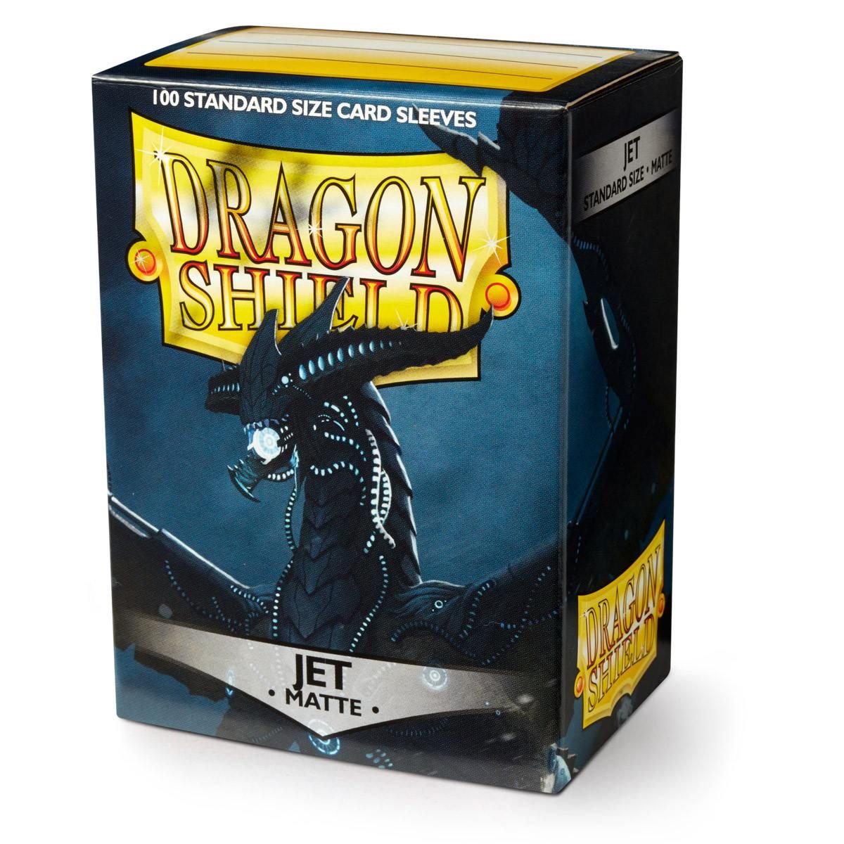 Dragon Shield: Standard 100ct Sleeves - Jet (Matte) | Total Play