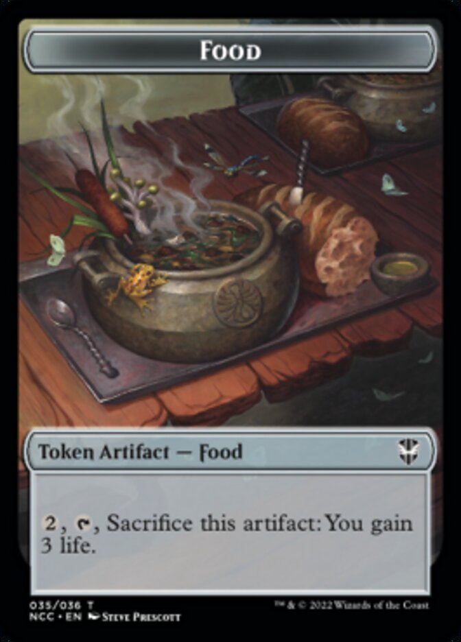 Food // Citizen Double-Sided Token [Streets of New Capenna Commander Tokens] | Total Play
