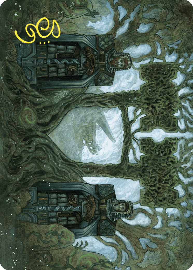 Court of Garenbrig Art Card (Gold-Stamped Signature) [Wilds of Eldraine Art Series] | Total Play