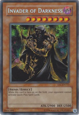 Invader of Darkness [IOC-EN111] Secret Rare | Total Play