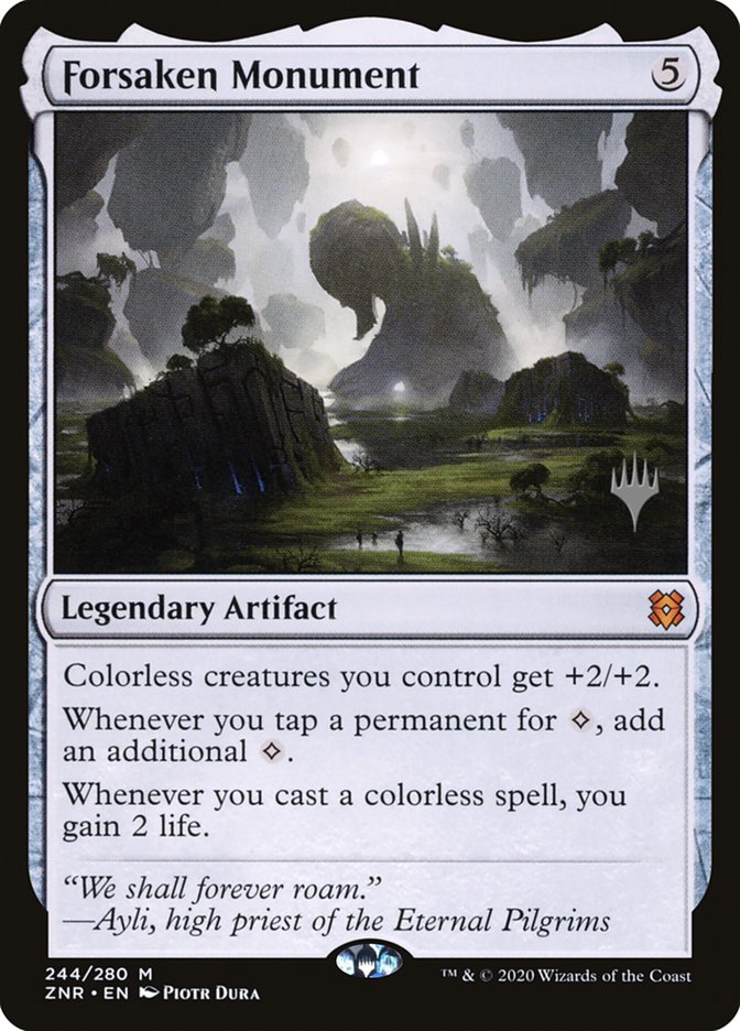 Forsaken Monument (Promo Pack) [Zendikar Rising Promos] | Total Play