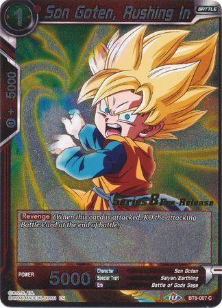Son Goten, Rushing In (BT8-007_PR) [Malicious Machinations Prerelease Promos] | Total Play