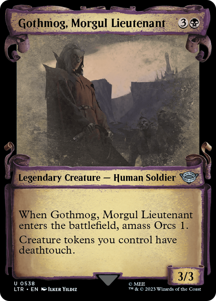 Gothmog, Morgul Lieutenant [The Lord of the Rings: Tales of Middle-Earth Showcase Scrolls] | Total Play