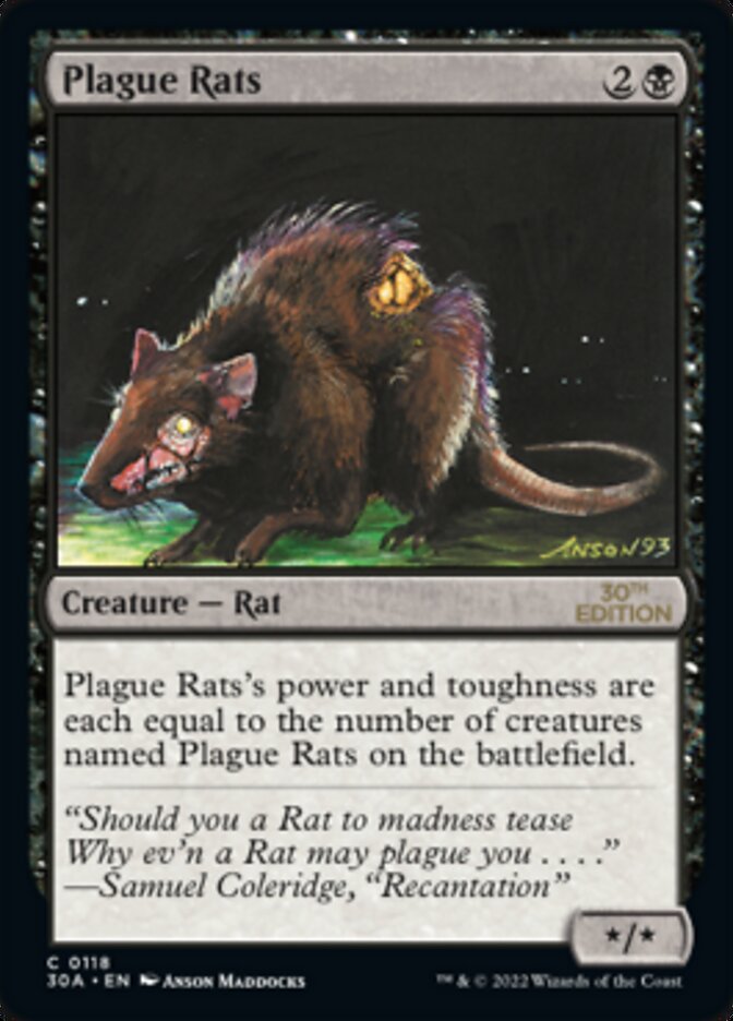 Plague Rats [30th Anniversary Edition] | Total Play