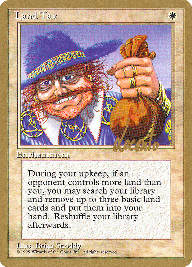 Land Tax (Michael Loconto) [Pro Tour Collector Set] | Total Play