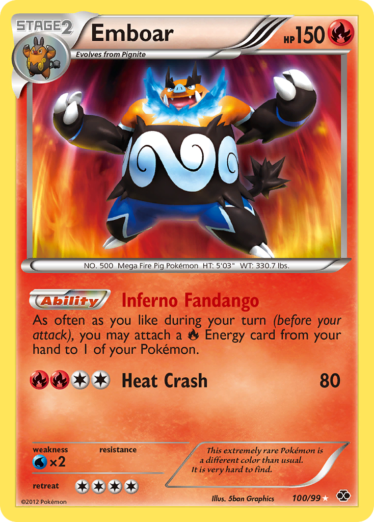 Emboar (100/99) [Black & White: Next Destinies] | Total Play