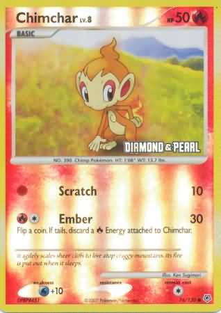 Chimchar (76/130) [Burger King Promos: 2008 Collection] | Total Play