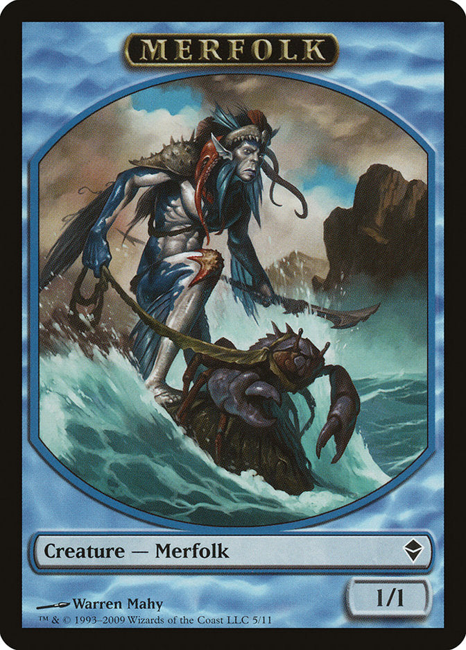 Merfolk Token [Zendikar Tokens] | Total Play