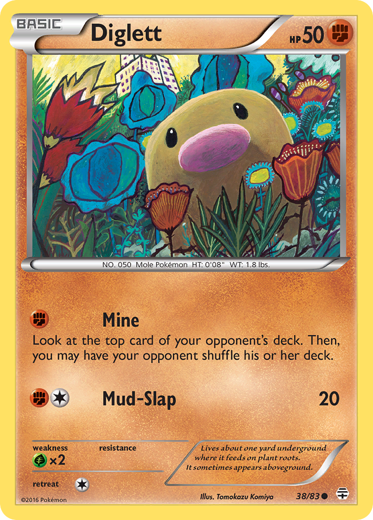 Diglett (38/83) [XY: Generations] | Total Play