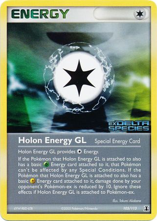 Holon Energy GL (105/113) (Stamped) [EX: Delta Species] | Total Play