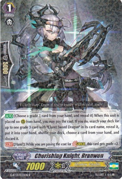 Cherishing Knight, Branwen (G-BT12/033EN) [Dragon King's Awakening] | Total Play