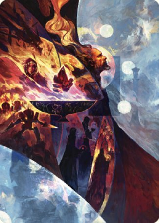 Urza's Command Art Card [The Brothers' War Art Series] | Total Play