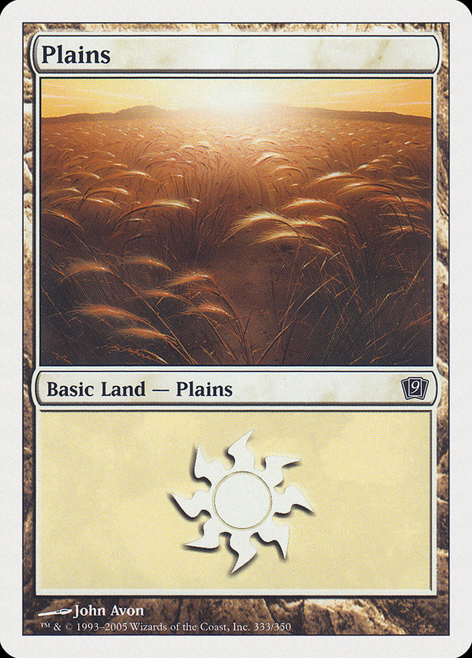 Plains (333) [Ninth Edition] | Total Play