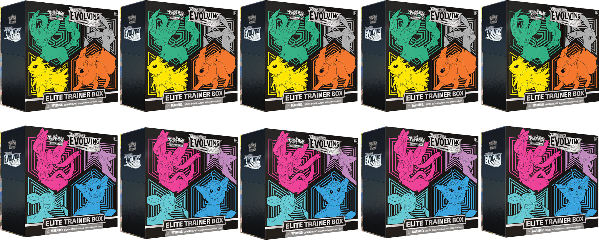 Sword & Shield: Evolving Skies - Elite Trainer Box Case | Total Play