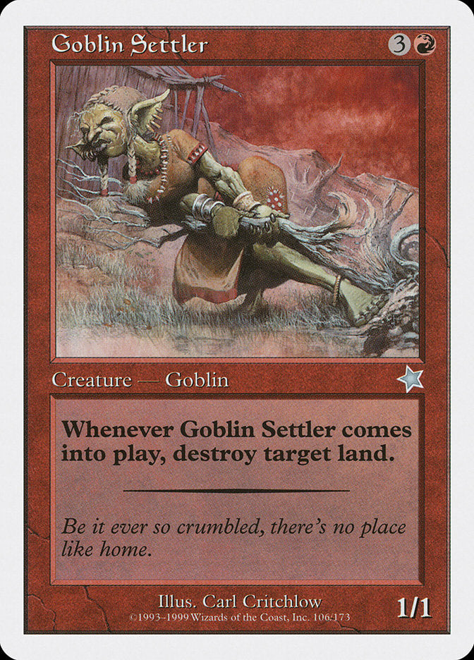 Goblin Settler [Starter 1999] | Total Play