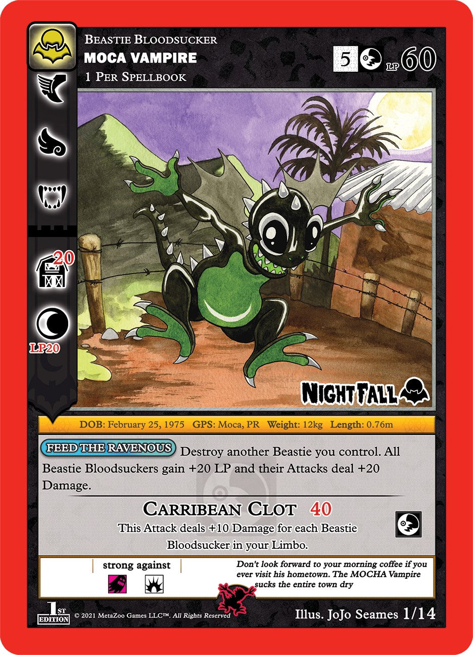 Moca Vampire (Moca Vampire) [Cryptid Nation: Nightfall First Edition Release Event Deck] | Total Play