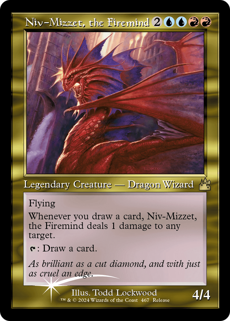 Niv-Mizzet, the Firemind (Retro Frame) [Ravnica Remastered] | Total Play