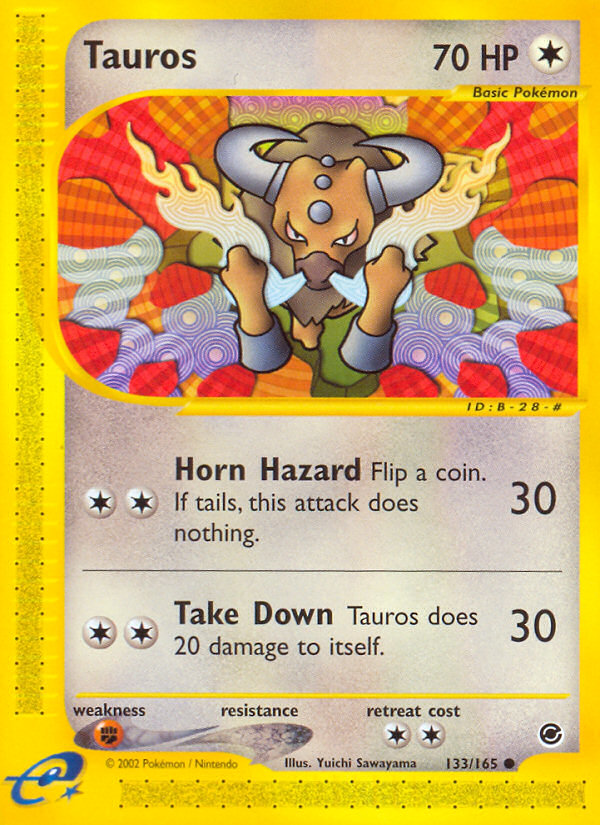 Tauros (133/165) [Expedition: Base Set] | Total Play