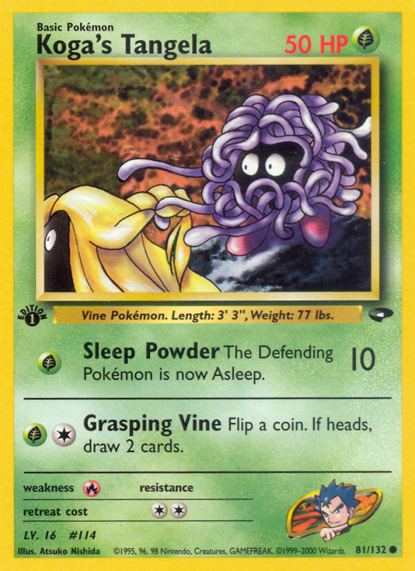 Koga's Tangela (81/132) [Gym Challenge 1st Edition] | Total Play