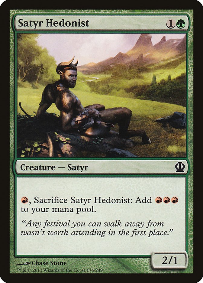 Satyr Hedonist [Theros] | Total Play