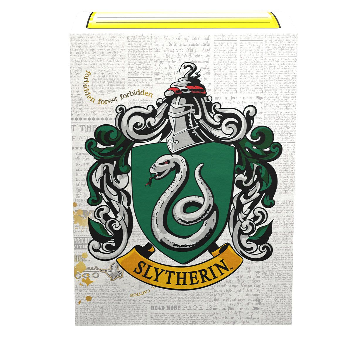 Dragon Shield: Standard 100ct Art Sleeves - Wizarding World (Slytherin) | Total Play
