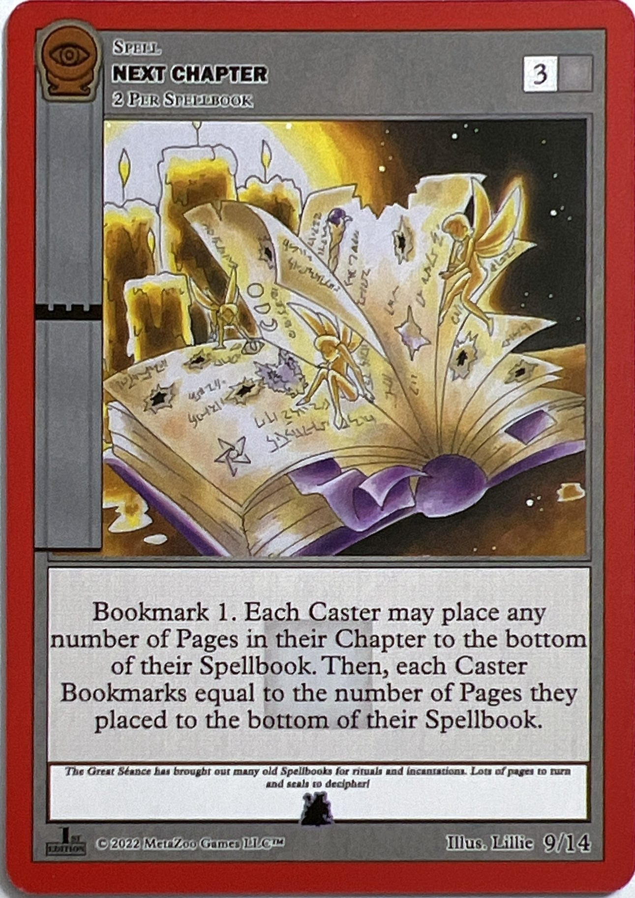 Next Chapter (Sarah Good) [Seance: First Edition Release Event Deck] | Total Play