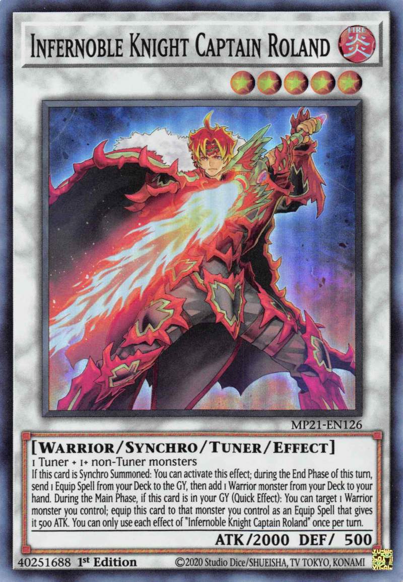Infernoble Knight Captain Roland [MP21-EN126] Super Rare | Total Play