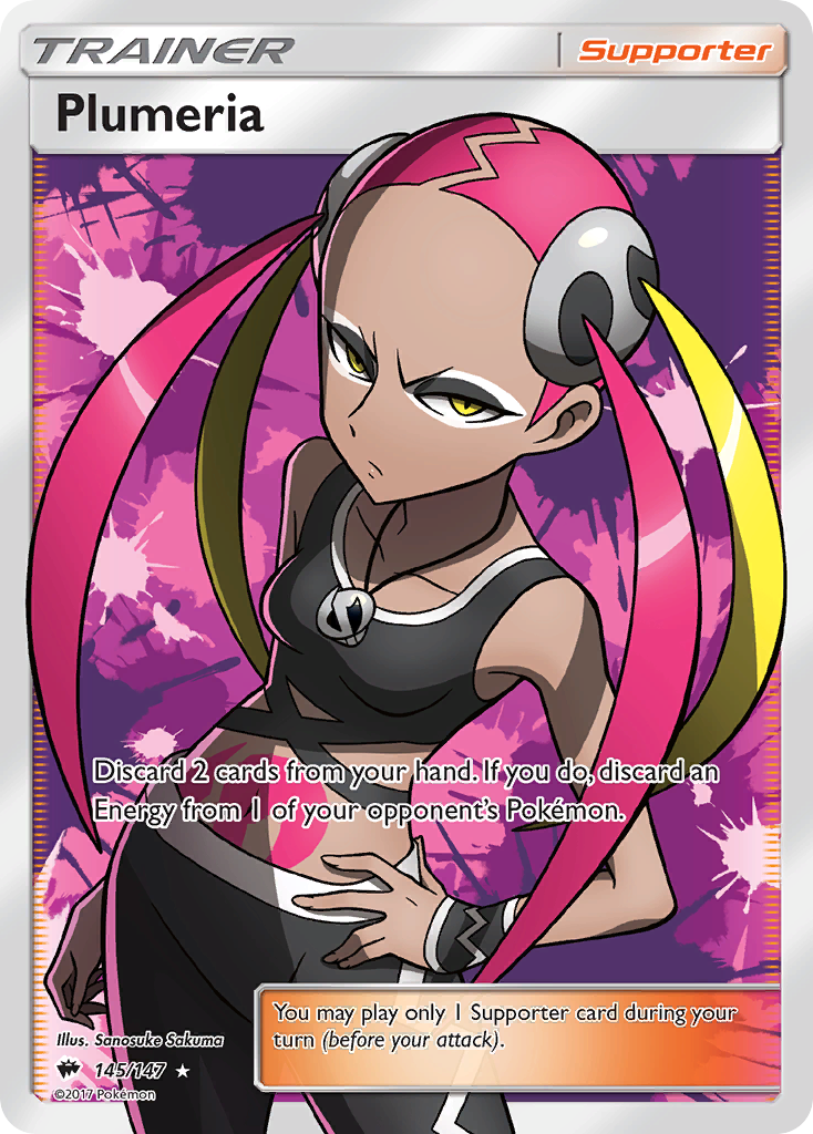 Plumeria (145/147) [Sun & Moon: Burning Shadows] | Total Play