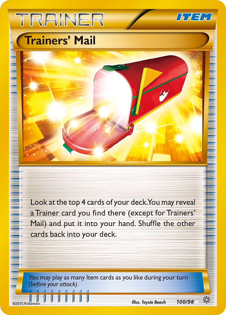 Trainers' Mail (100/98) [XY: Ancient Origins] | Total Play
